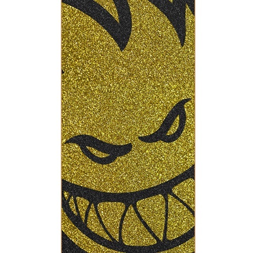 Spitfire Bighead Gold Glitter 9 x 33 Skateboard Grip Tape Sheet