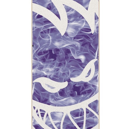 Spitfire Bighead Smoke Purple Clear 9 x 33 Skateboard Grip Tape Sheet