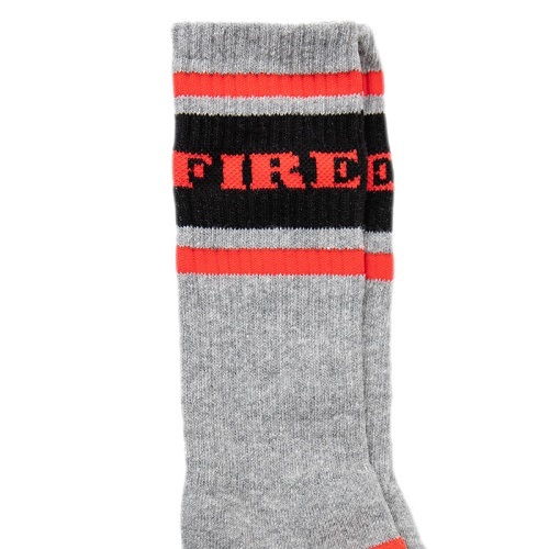 Spitfire Classic 87 Bighead Heather Black Red 1 Pair Mens Socks