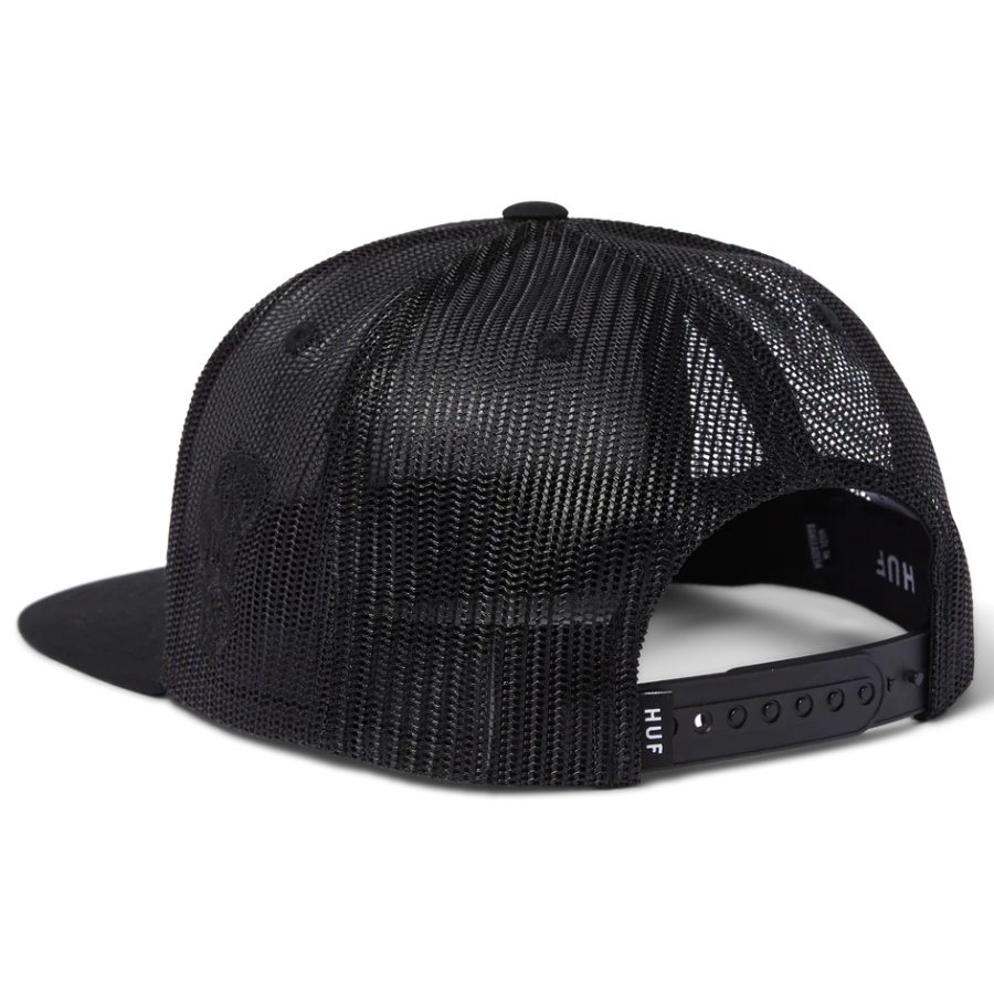 HUF Remio Wavy Black Trucker Hat