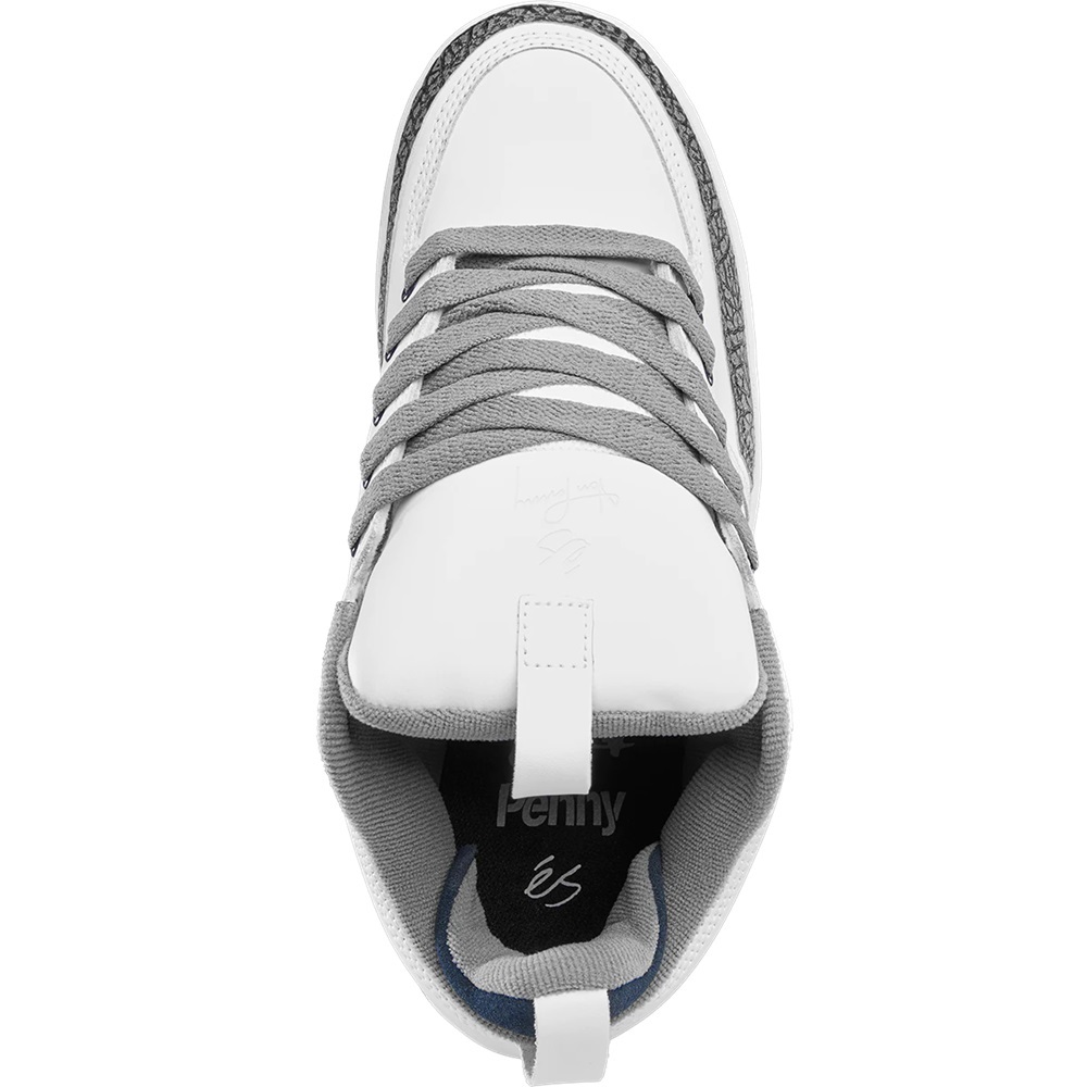 Es Penny 2 White Navy Mens Skate Shoes [Size: US 9]