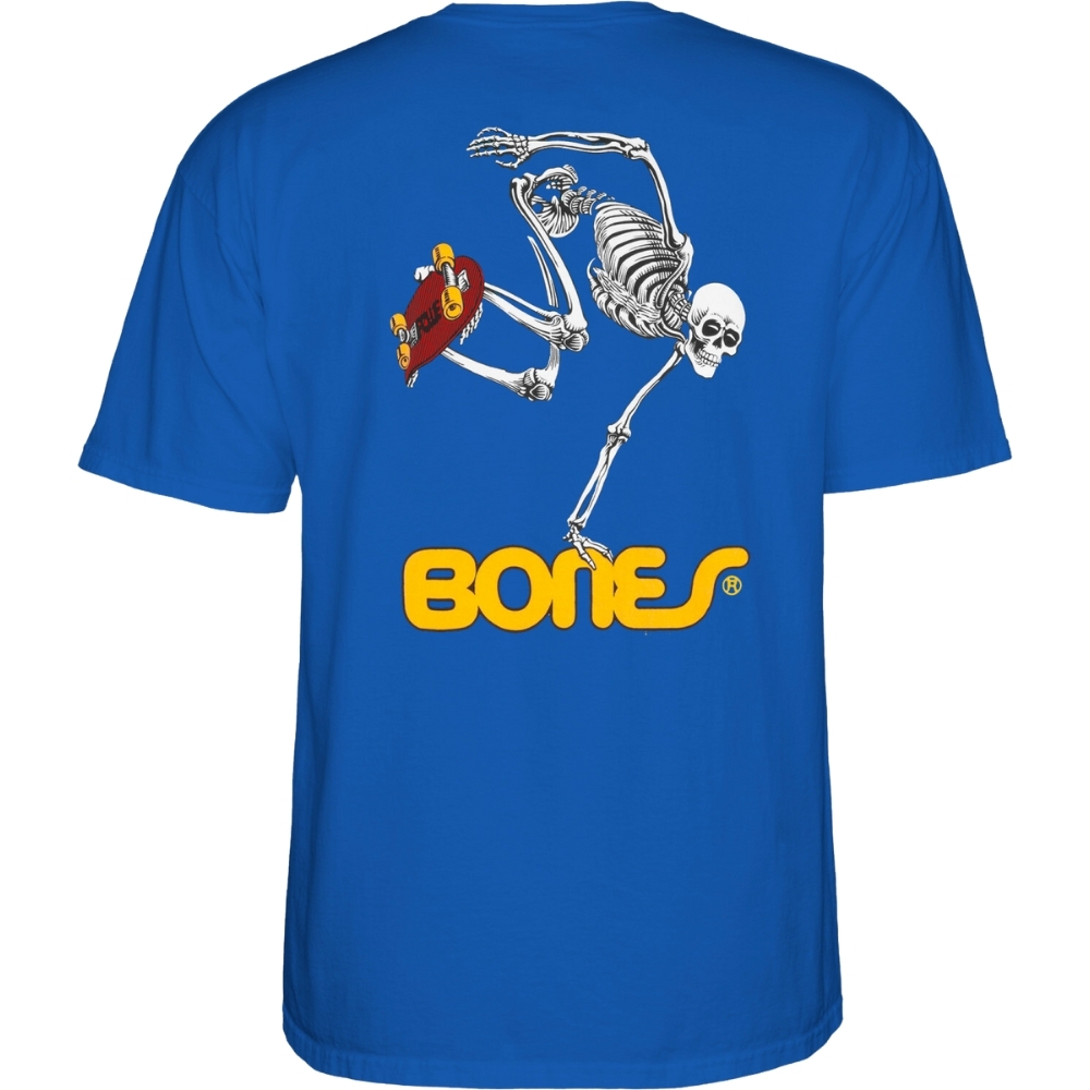 Powell Peralta Skate Skeleton Royal Blue Youth T-Shirt