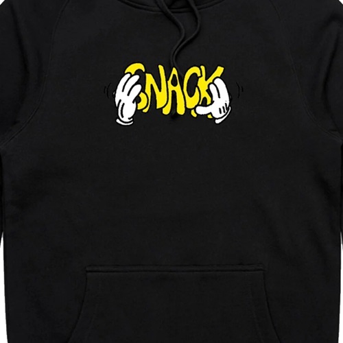 Snack Skateboards Good Hands Embroidered Black Hoodie [Size: S]