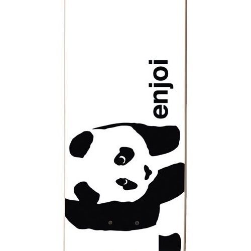 Enjoi Panda Logo R7 MBMS Whitey 7.5 Skateboard Deck
