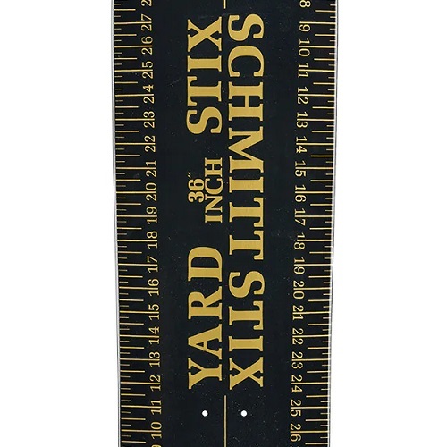 Schmitt Stix Yard Stick Black Skateboard Deck