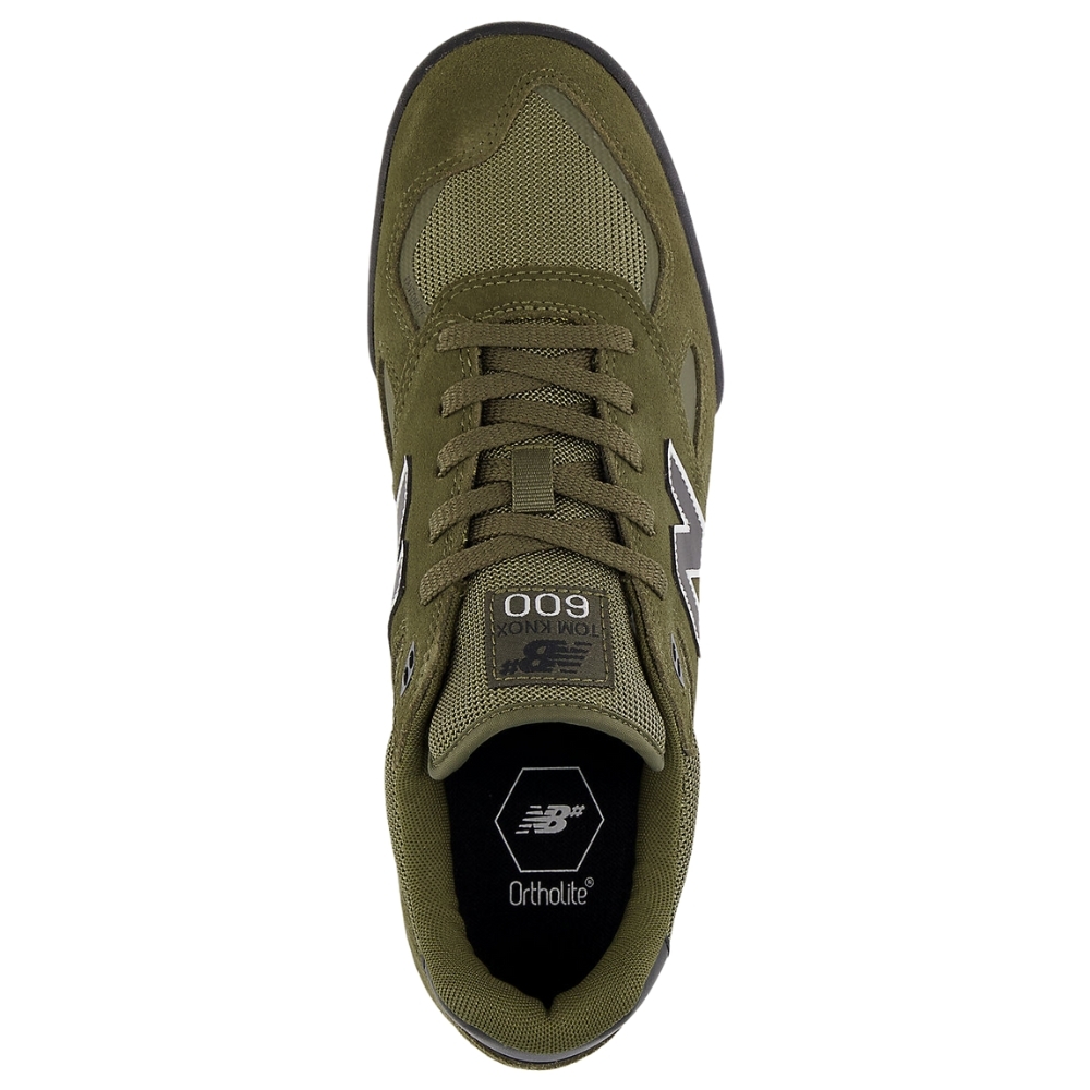 New Balance Tom Knox NM600BNG Olive Black Mens Skate Shoes [Size: US 10]