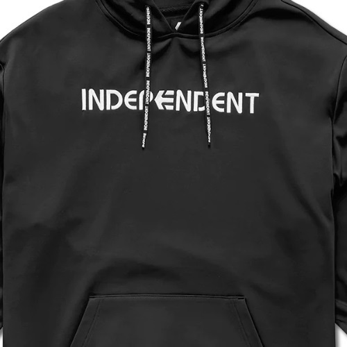 Etnies X Independent Embroidered Black Hoodie [Size: S]