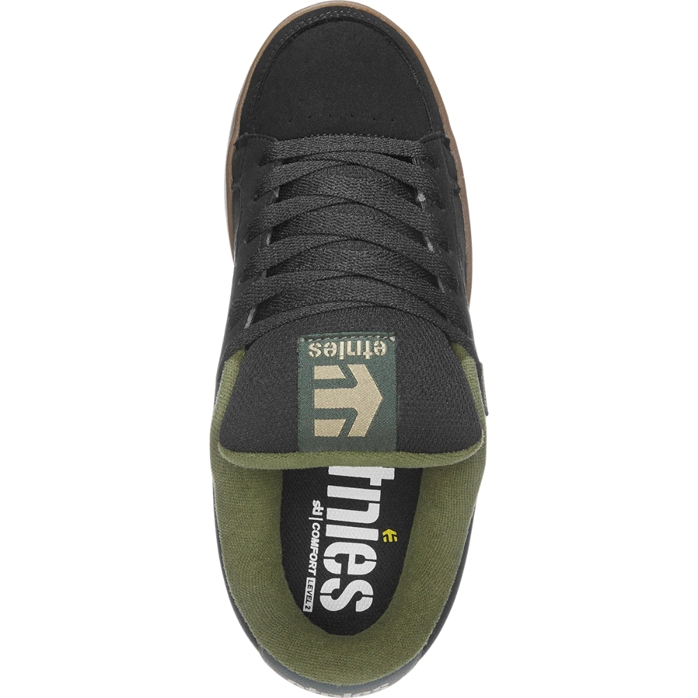 Etnies Kingpin Black Green Gum Mens Skate Shoes [Size: US 13]