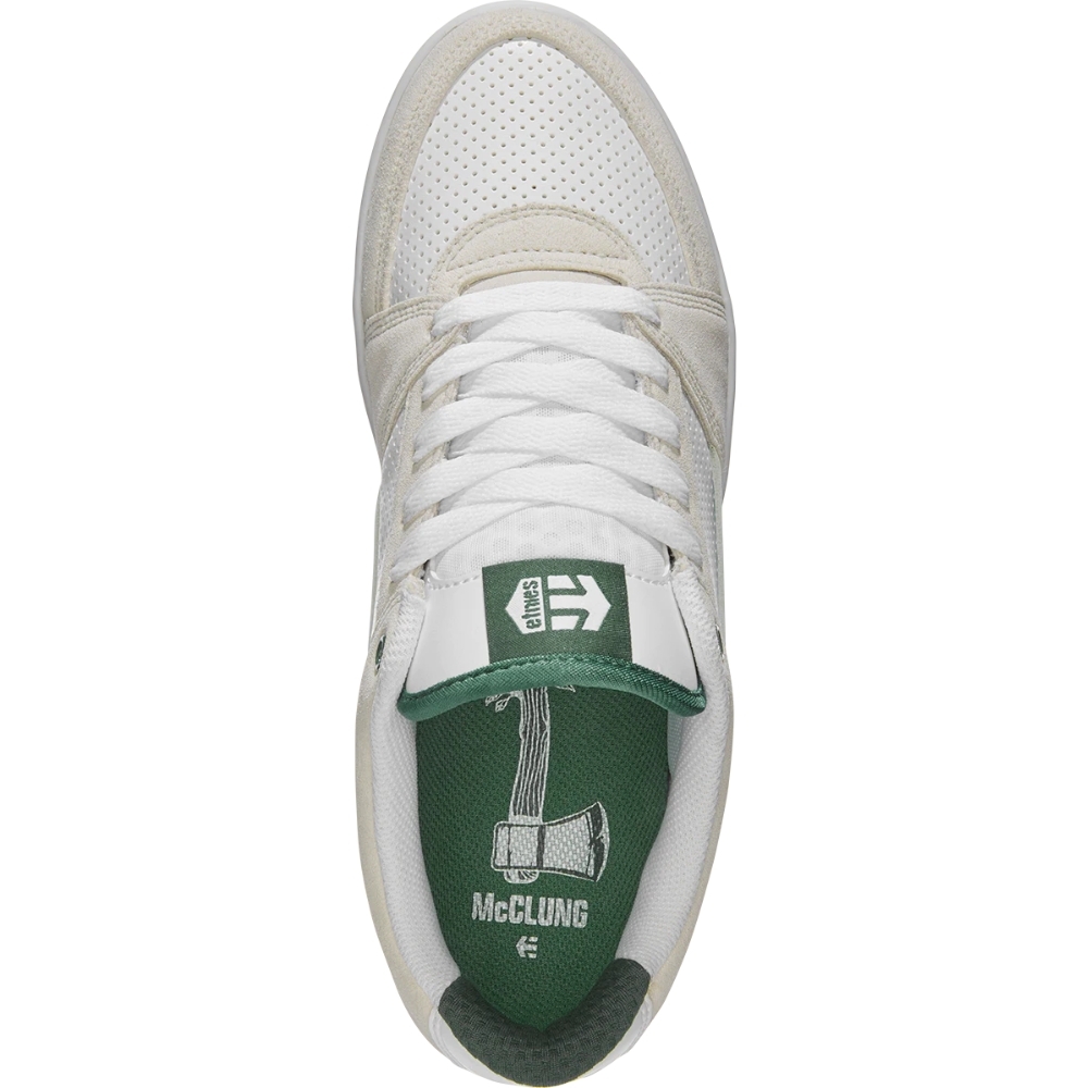 Etnies MC Rap Lo X Trevor McClung White Green Mens Skate Shoes