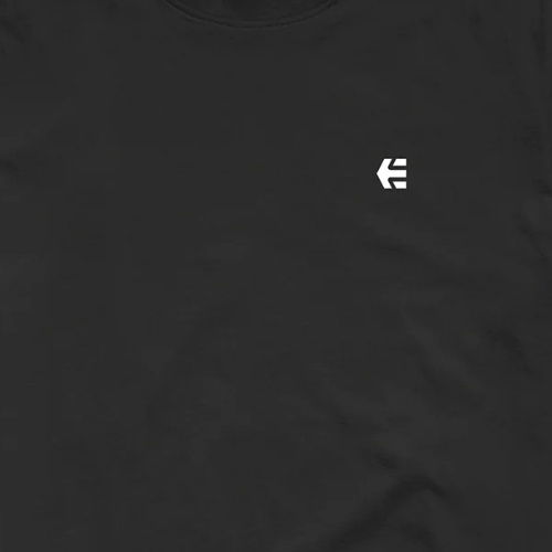 Etnies Mod Stencil Tshirt, Black