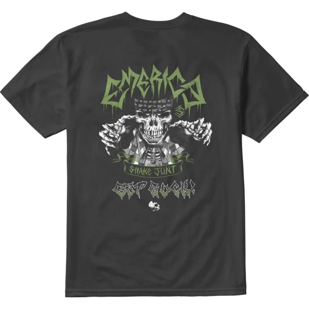 Emerica X Shake Junt Skull Black T-Shirt