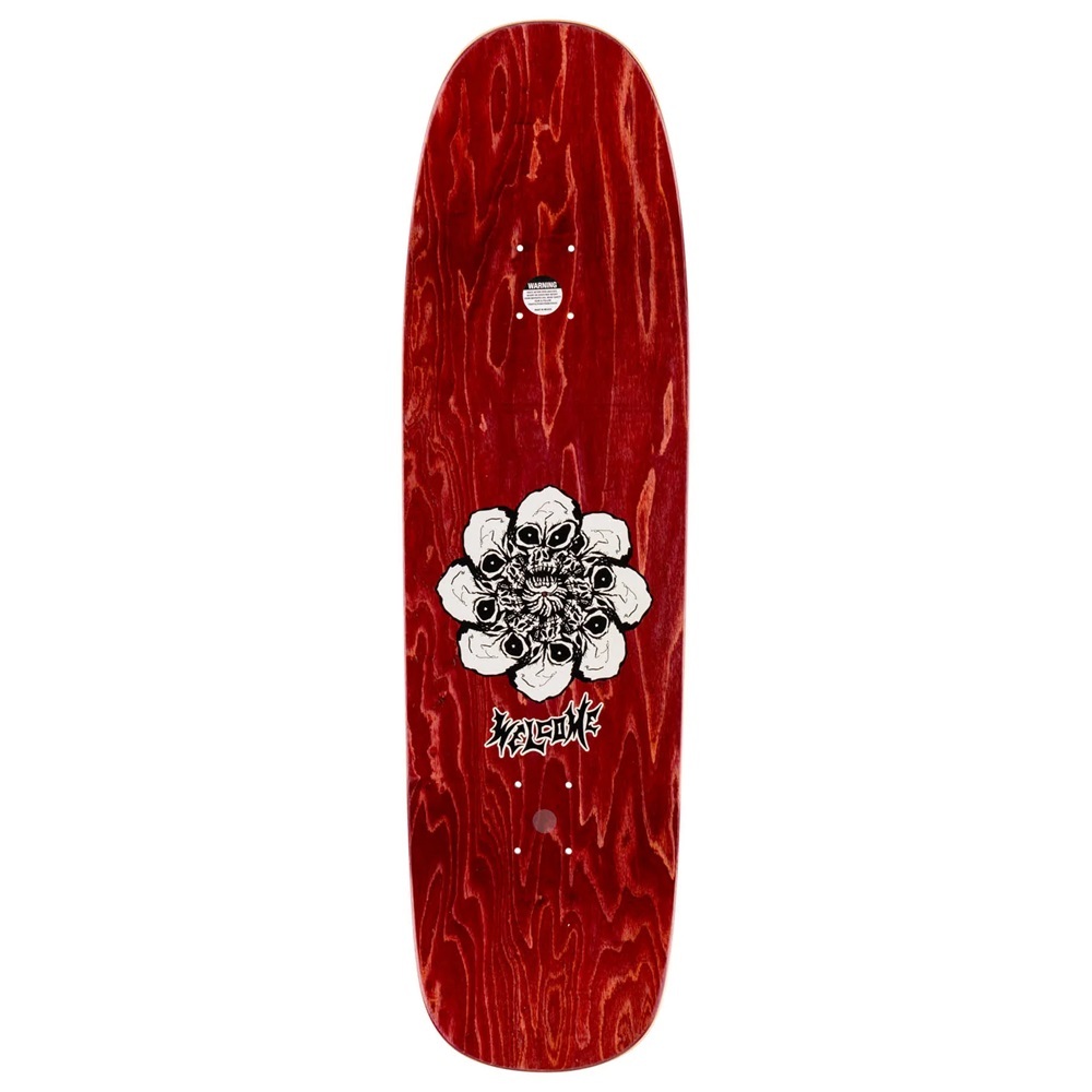 Welcome Torment On Golem Black Gold Foil 9.25 Skateboard Deck