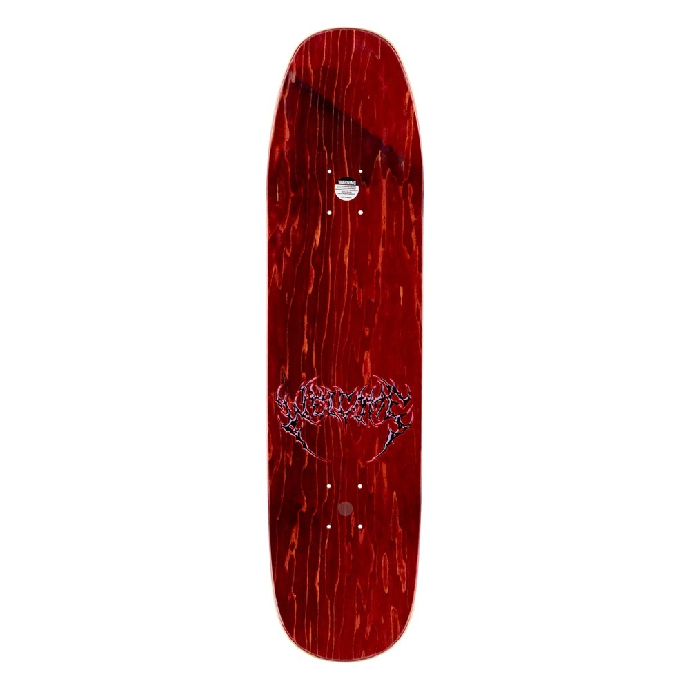 Welcome Blood Sucker On Son Of Moontrimmer Black 8.25 Skateboard Deck