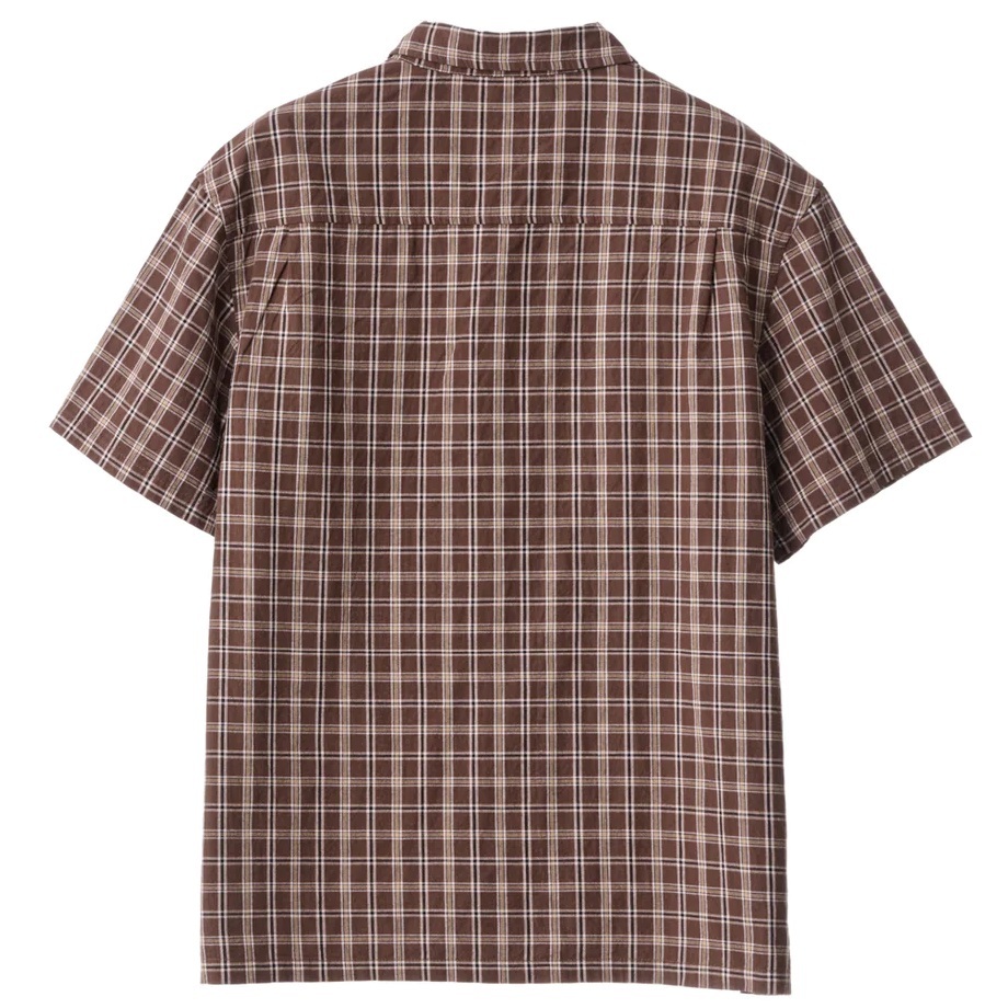 XLarge Ryan Check Chocolate Button Up Shirt [Size: S]