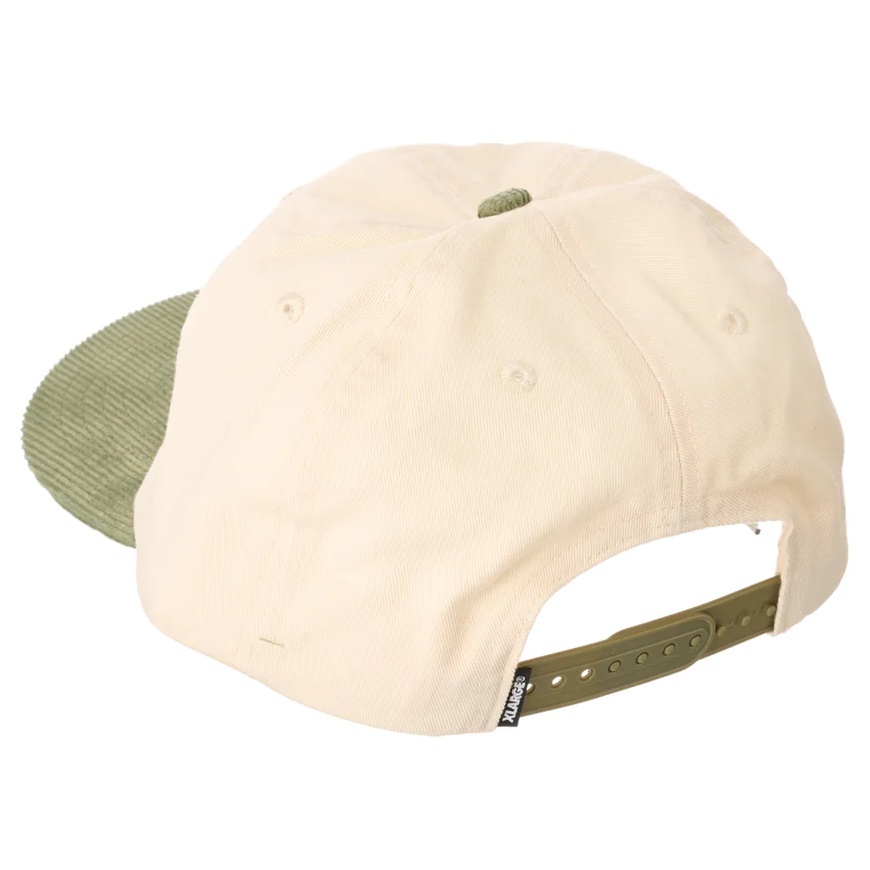 XLarge Trio Washed White Forest Green Snapback Hat