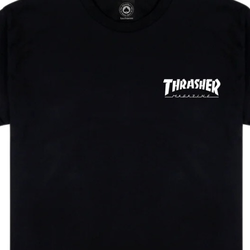 Thrasher Little Thrasher Black T-Shirt [Size: M]