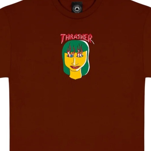 Thrasher Talk Shit Maroon T-Shirt
