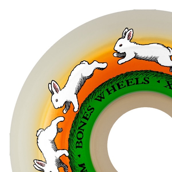 Bones X-Formula Runny Bunny Wide Cut V6 99A 55mm Skateboard Wheels