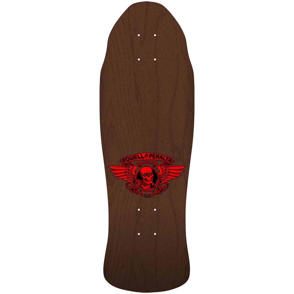 Powell Peralta Steve Caballero Cab Street Dragon Brown Red 9.625 Skateboard Deck