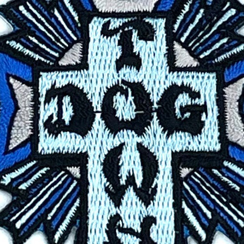 Dogtown Cross Logo Blue Patch
