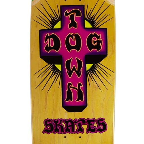 Dogtown Bigger Boy Yellow 9.5 Skateboard Deck