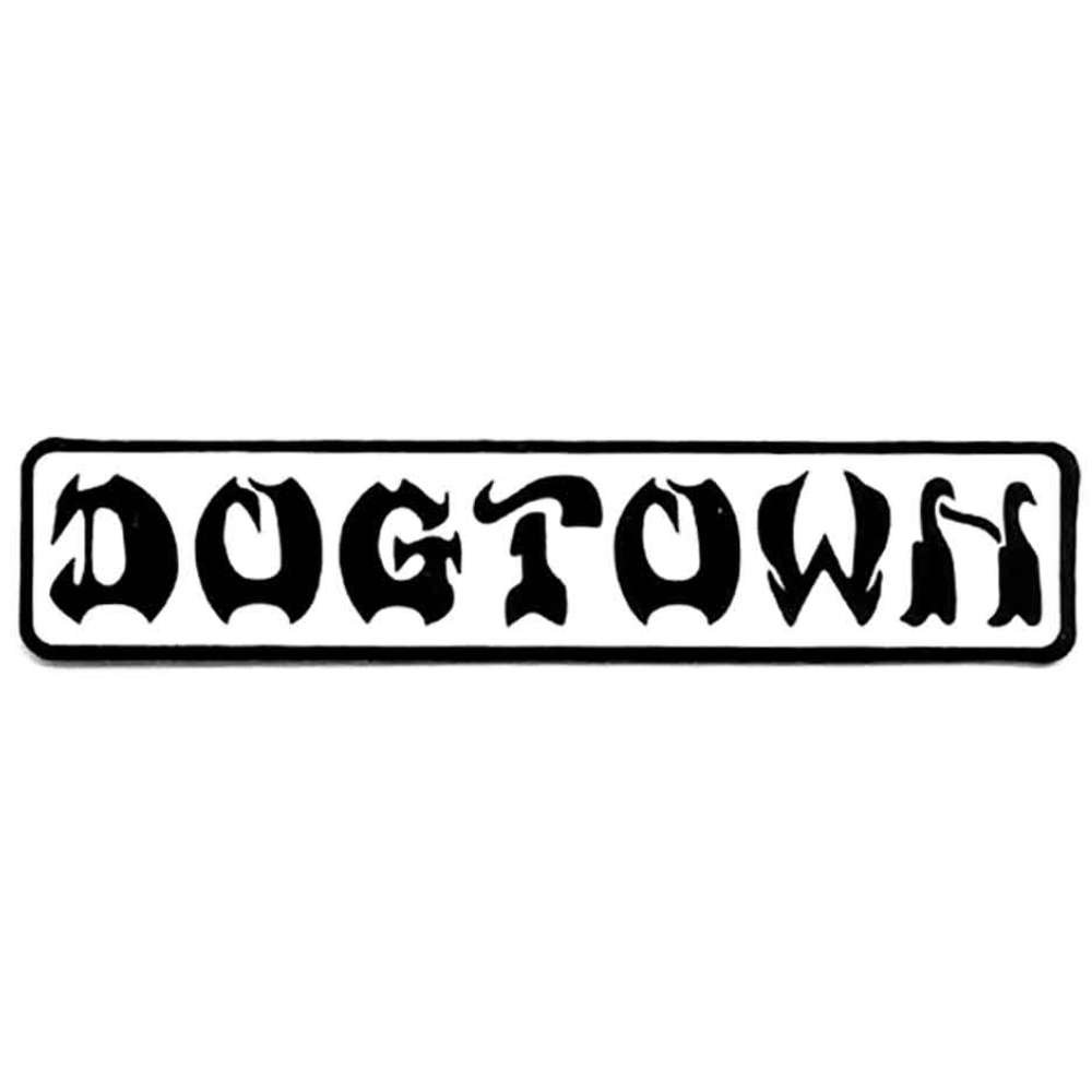 Dogtown Bar Logo Sticker [Colour: White Black]