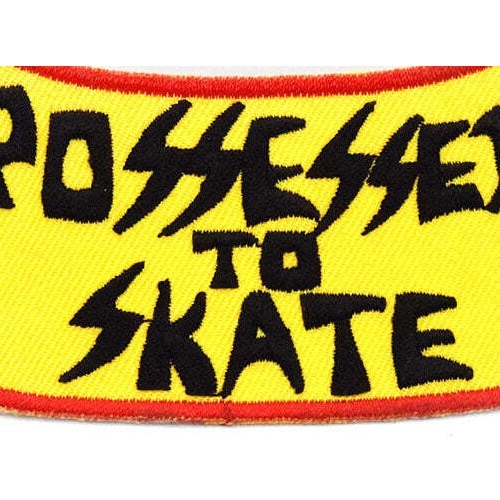 Dogtown Suicidal Skates Possessed To Skate Yellow Patch