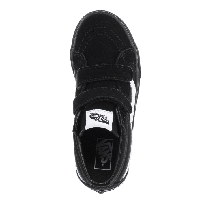 Vans Sk8 Mid Reissue V Black Black Kids Shoes [Size: 11C]