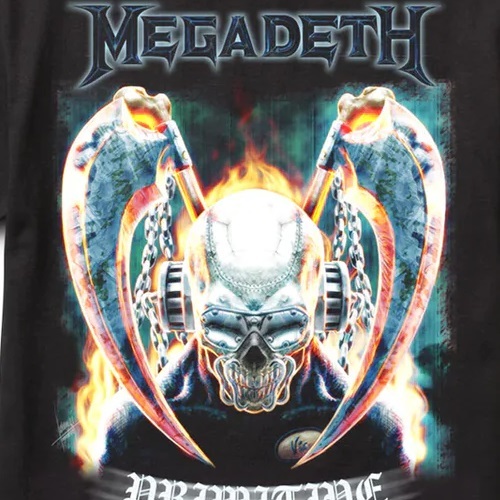Primitive X Megadeth United Heavy Weight Black T-Shirt