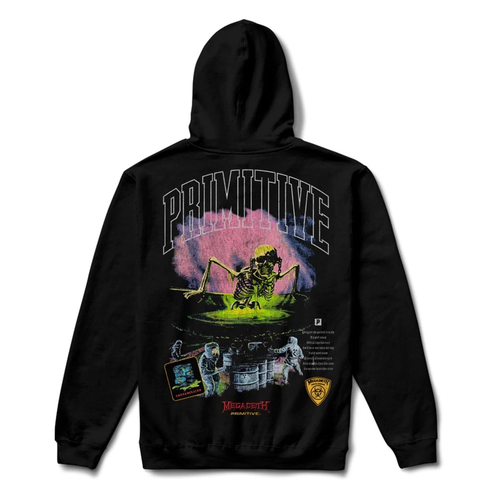 Primitive X Megadeth Birth Black Hoodie [Size: S]