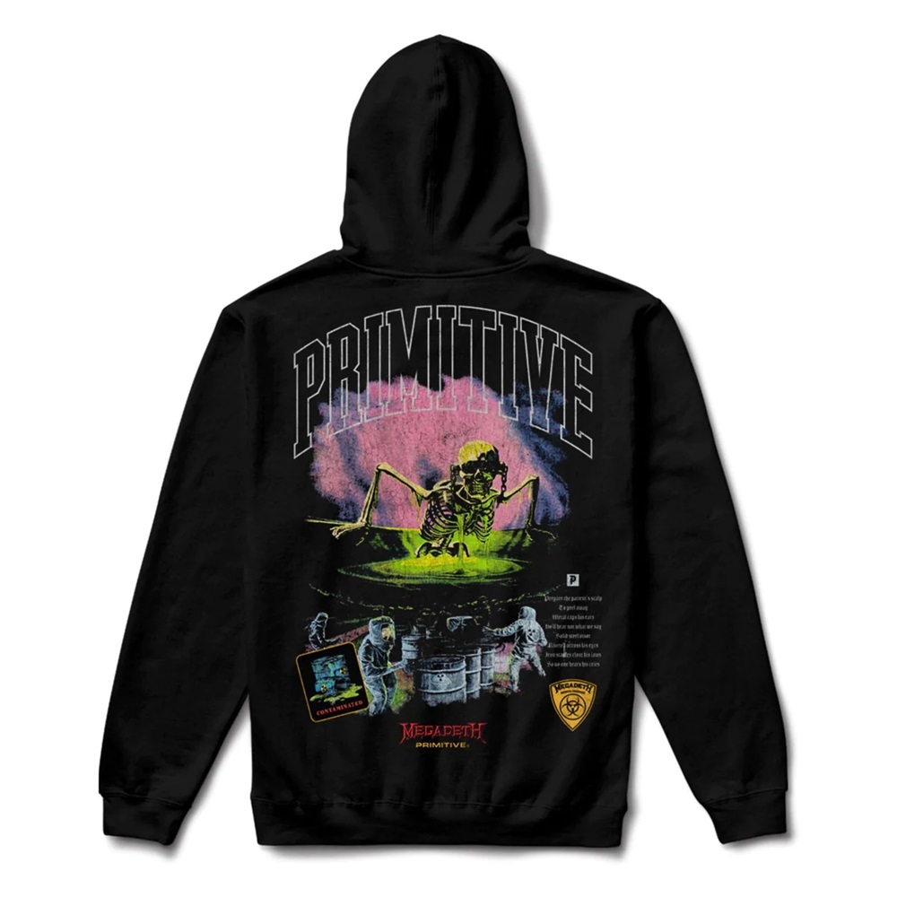 Primitive X Megadeth Birth Black Hoodie [Size: L]