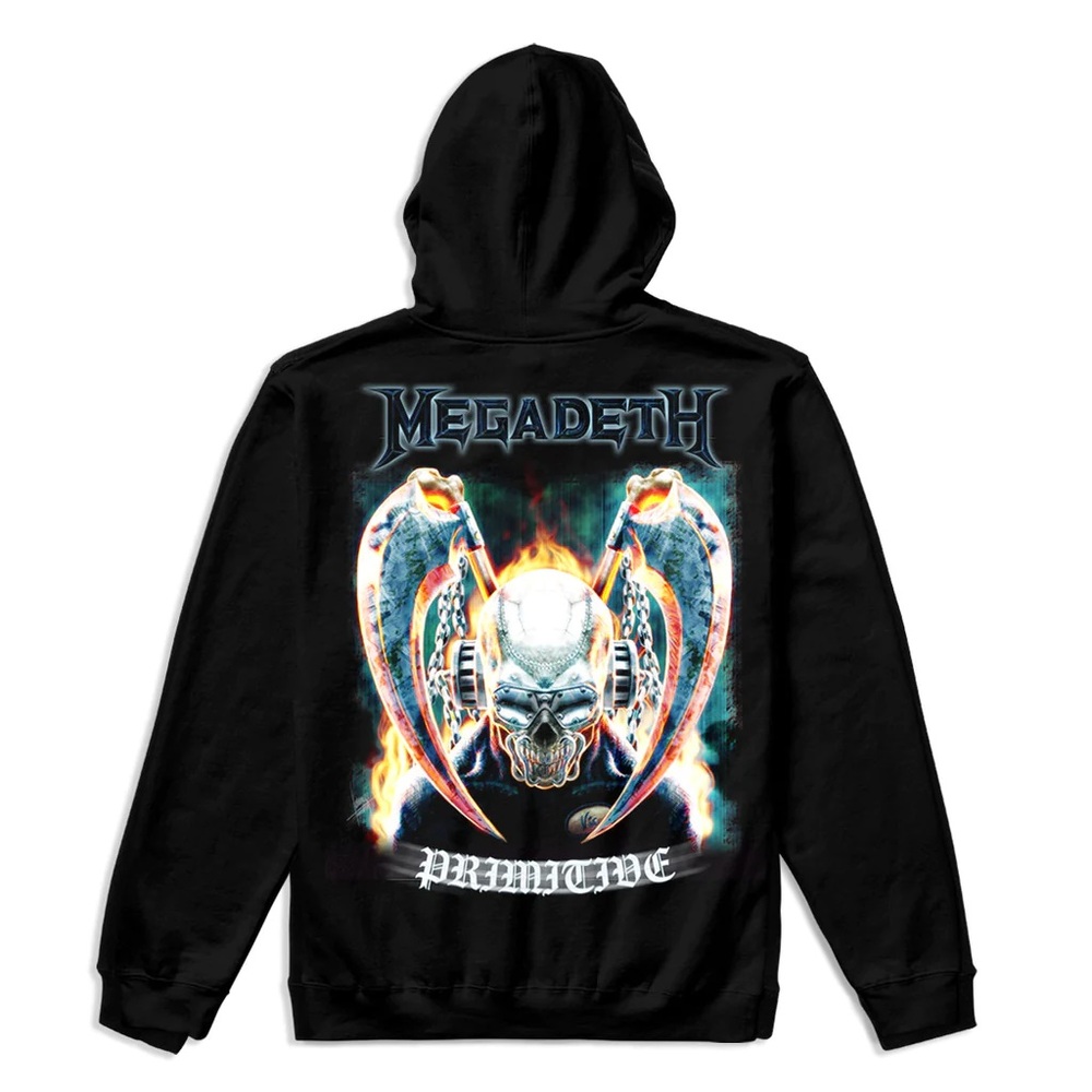 Primitive X Megadeth United Black Zip Hoodie [Size: L]