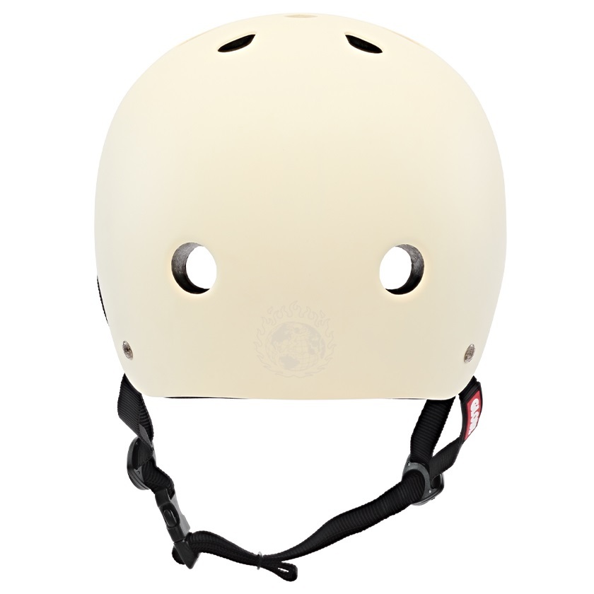 Globe Goodstock Matte Off White Certified Helmet [Size: S-M]