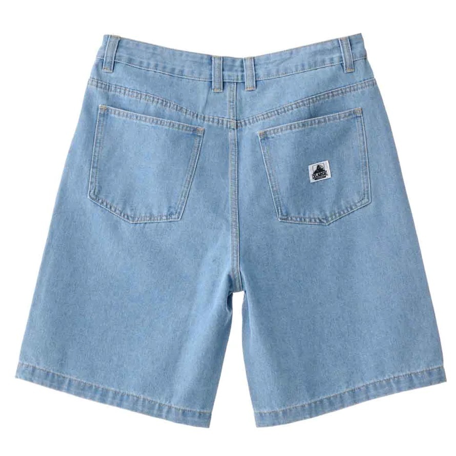 XLarge Bull Denim 91 Mid Blue Shorts [Size: 34]