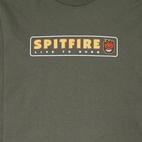 Spitfire LTB Silver Military Green Long Sleeve Shirt [Size: S]