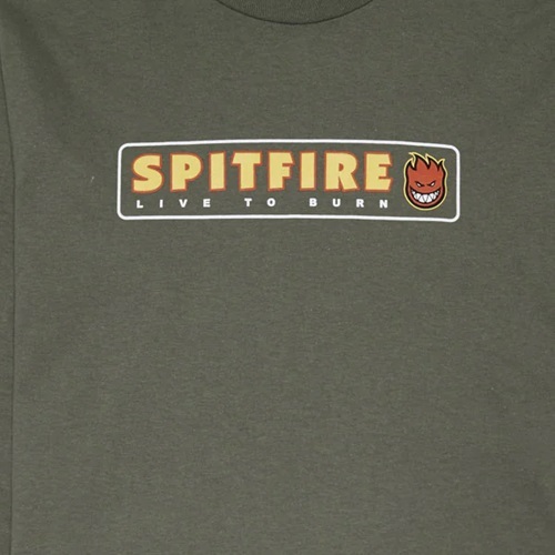 Spitfire LTB Silver Military Green Long Sleeve Shirt