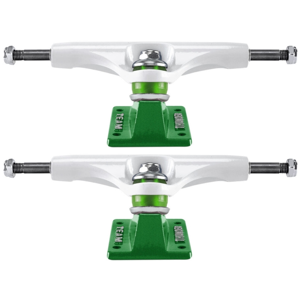 Thunder Gas Giants White Green Set Of 2 Skateboard Trucks