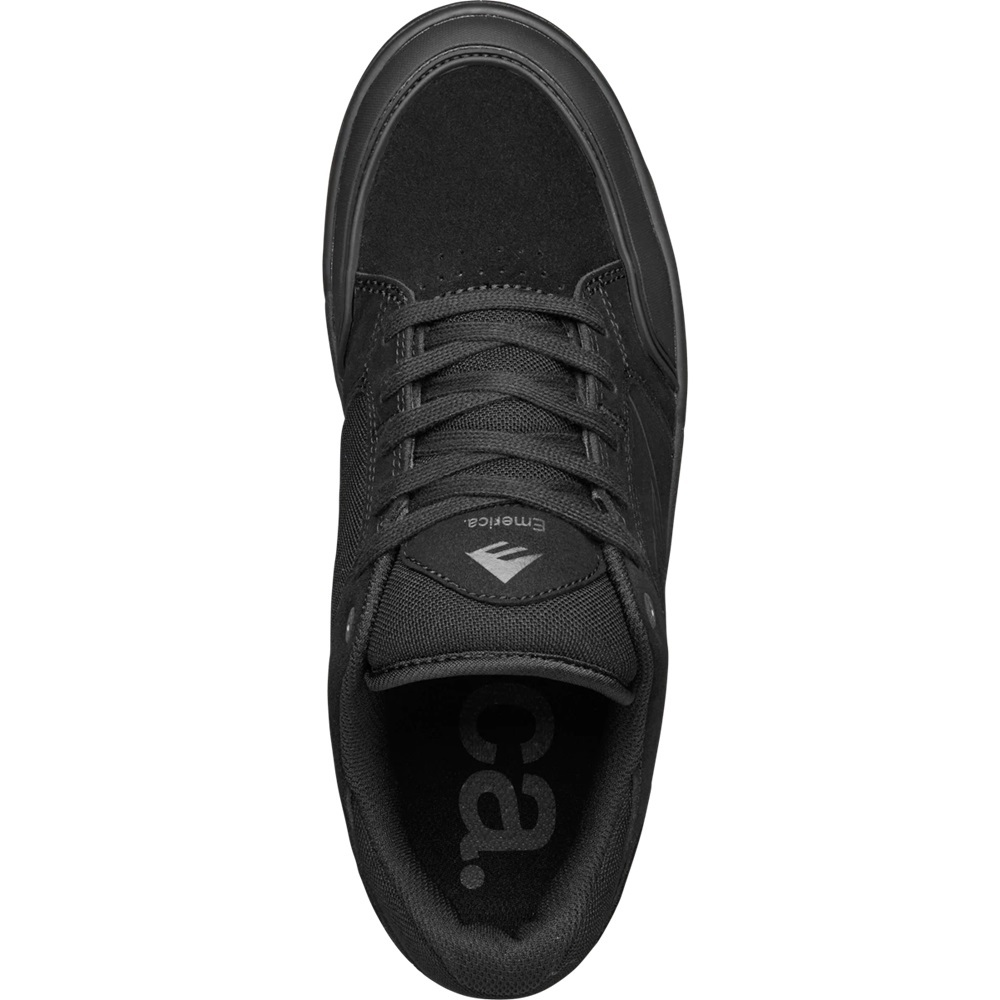 Emerica Heritic Black Black Mens Skate Shoes [Size: US 8]