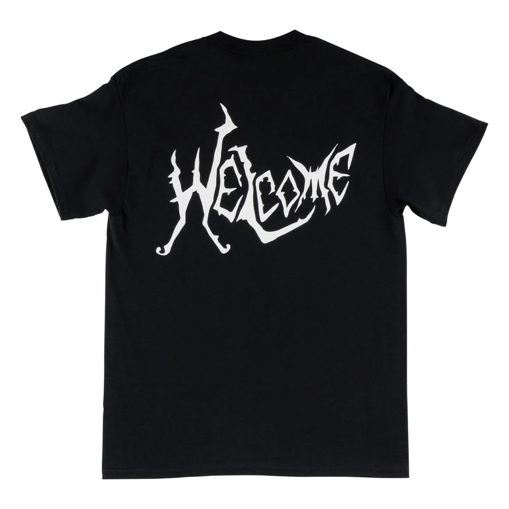 Welcome Skateboards Twin Spine Black T-Shirt [Size: M]