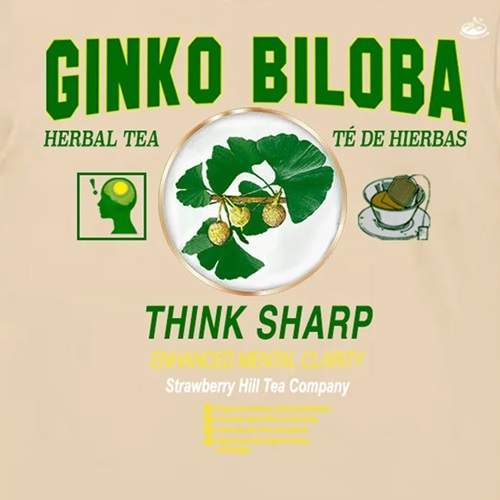 Strawberry Hill Philosophy Club Ginko Biloba Cream T-Shirt