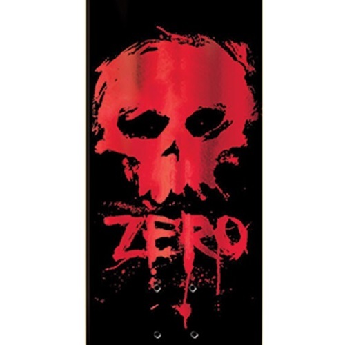 Zero Blood Skull Foil Red 8.25 Skateboard Deck