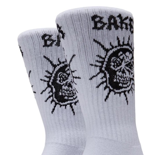 Baker Fury White Socks