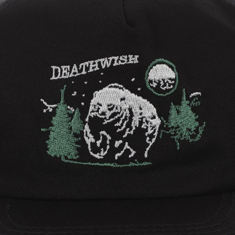Deathwish Night Hike Black Snapback Hat