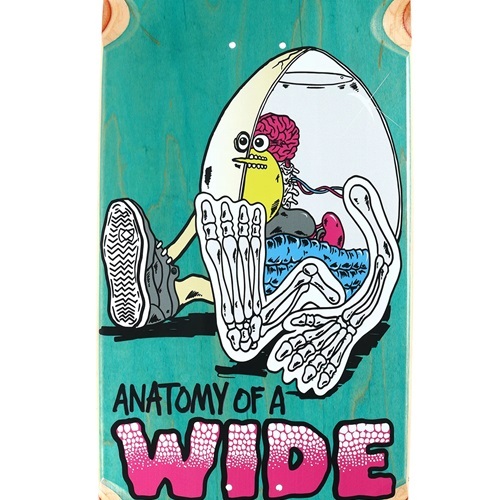 Heroin Anatomy Of A Wide Boy Green 10.4 Skateboard Deck