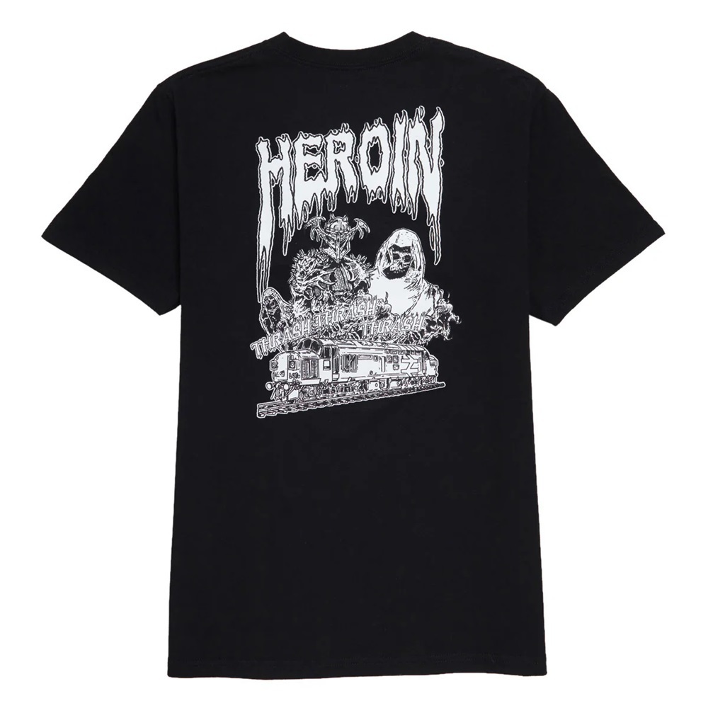 Heroin Ghost Train Black T-Shirt