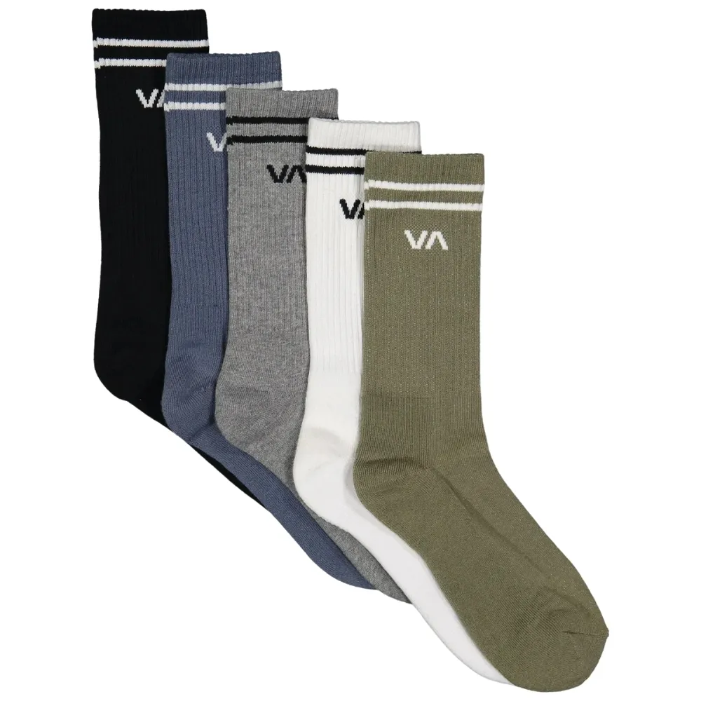 RVCA Union Multi 5 Pack Socks