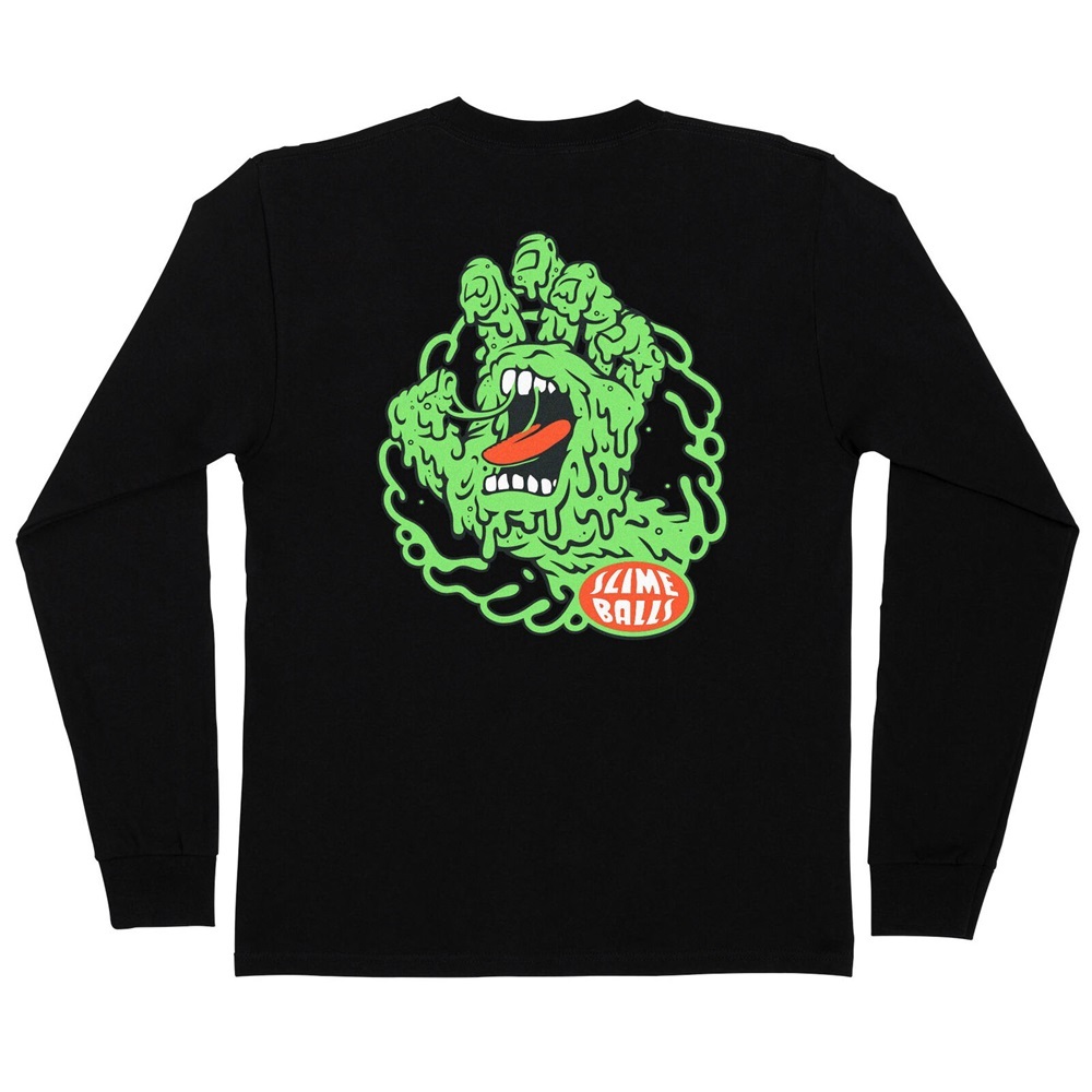 Slime Balls Speed Screamer Black Long Sleeve Shirt [Size: S]