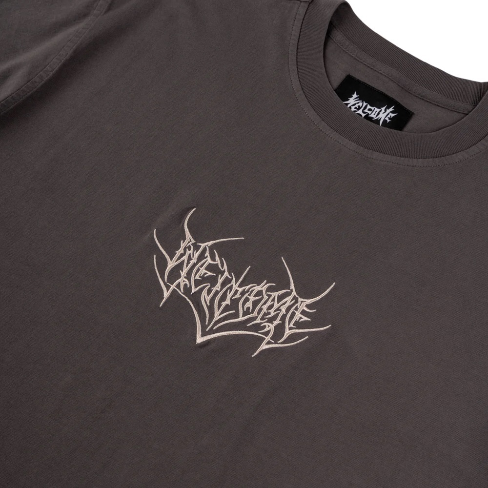 Welcome Skateboards Splinter Knit Raven T-Shirt [Size: XL]