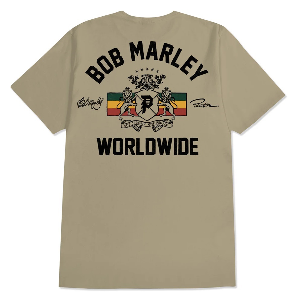 Primitive Bob Marley Heritage Sand T-Shirt [Size: L]