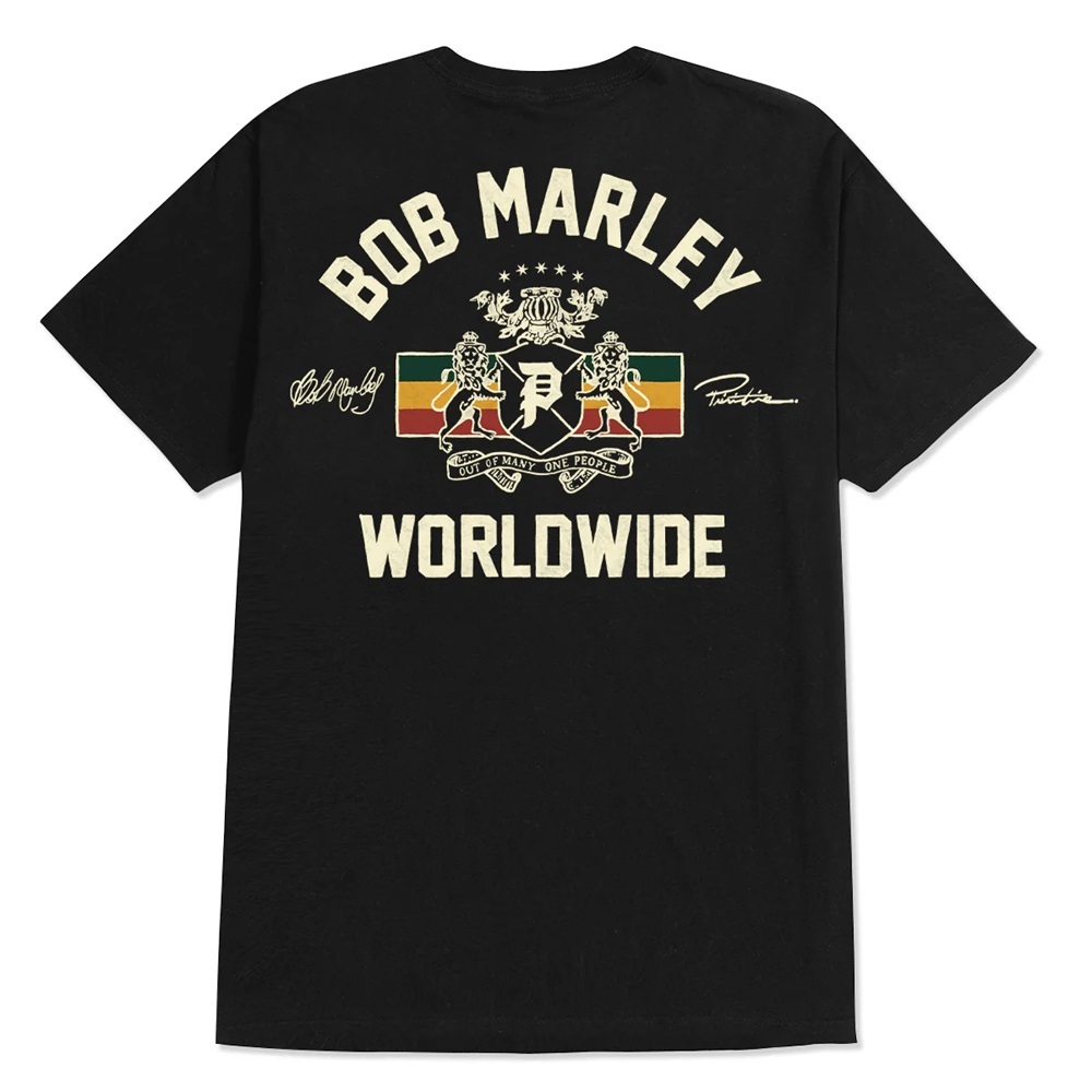 Primitive Bob Marley Heritage Black T-Shirt [Size: M]